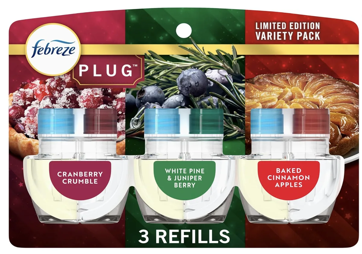 Repuestos Febreze Plug-In Holiday Mix con aromas navideños