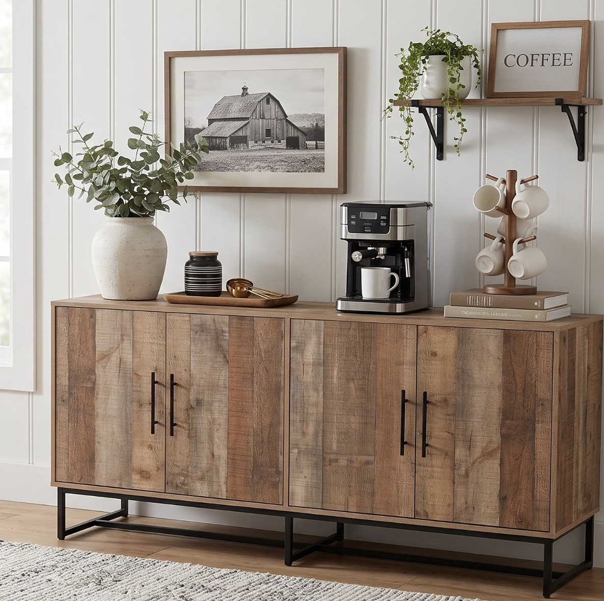 Mid Century Modern Wood Buffet
