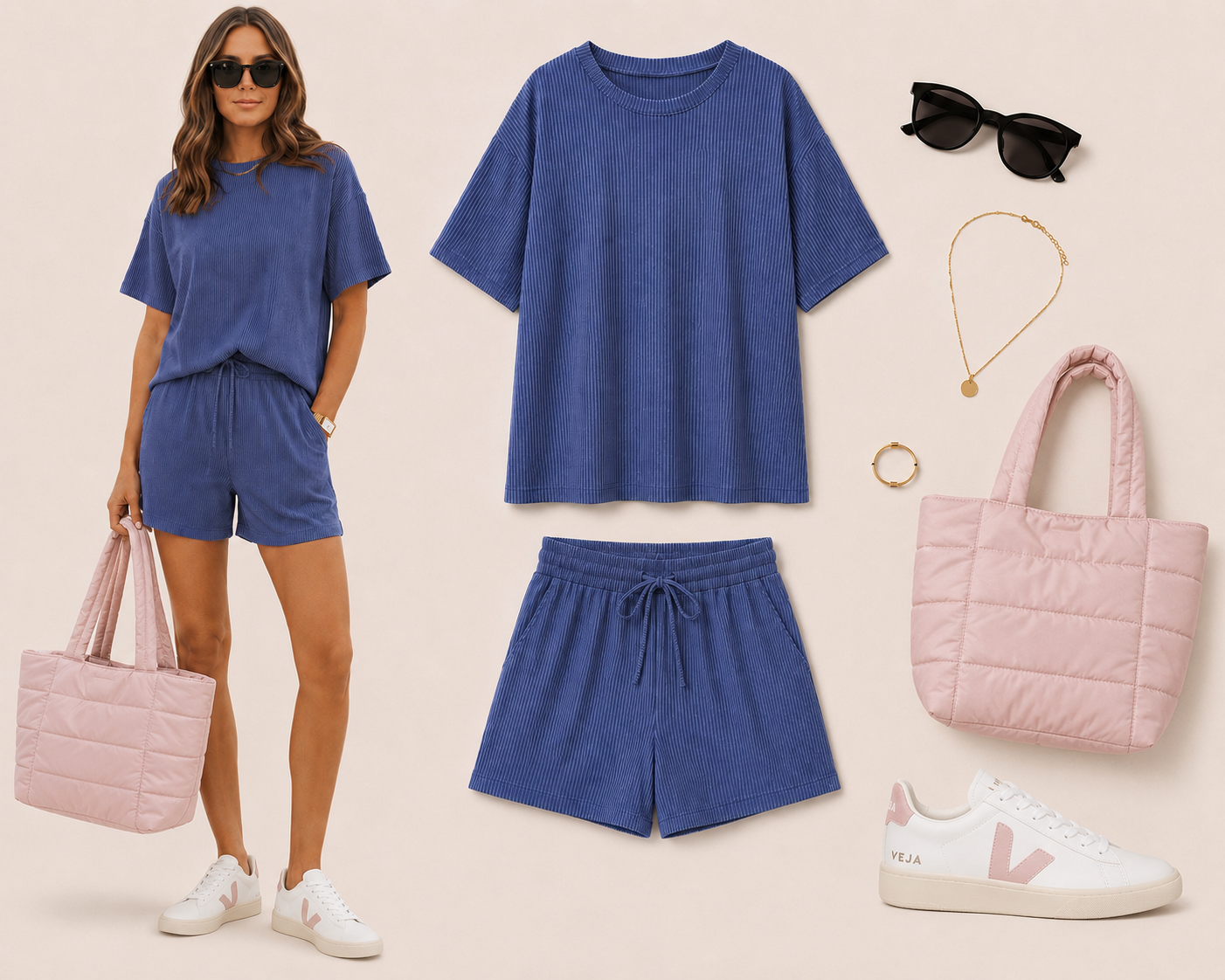Look 9: Escapada de Verano — outfit para viajar en avión