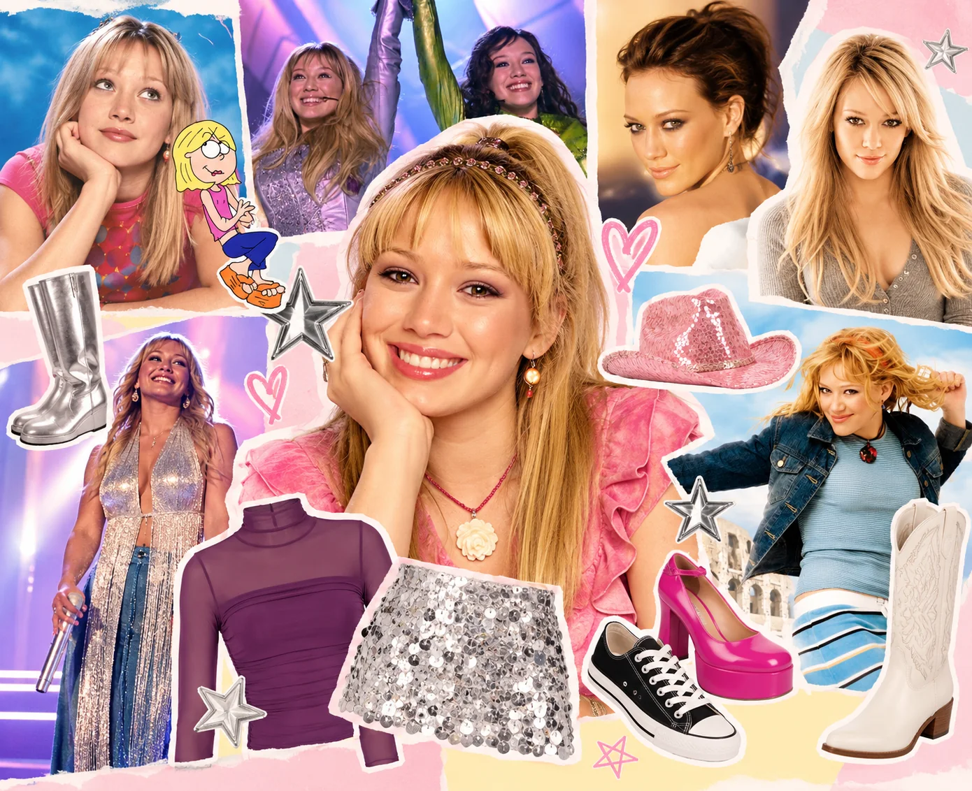 Voy a ver a Hilary Duff en Texas y estos son los 12 outfits que elegí para su Lucky Me Tour