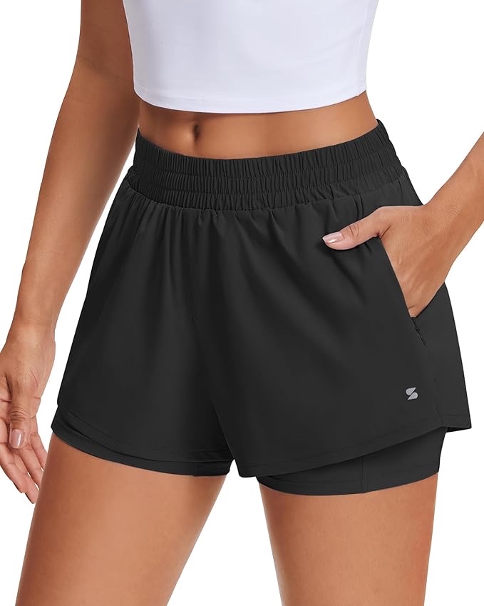 Shorts deportivos 2 en 1