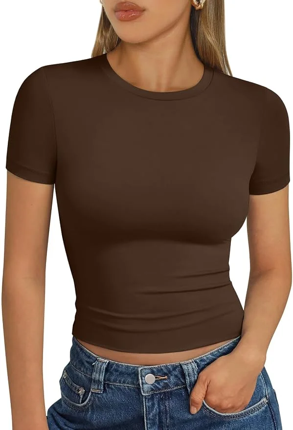 Camiseta básica chocolate