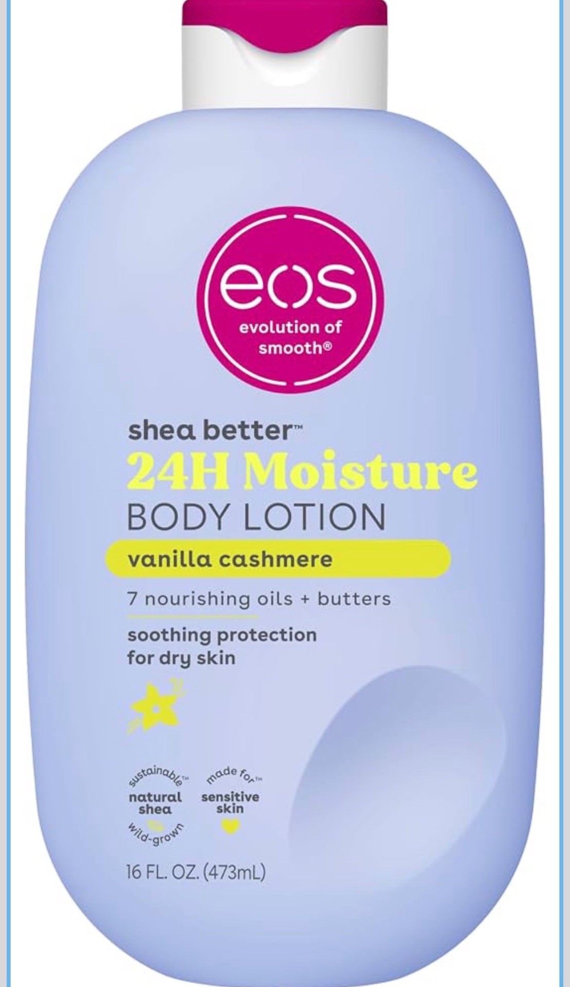 EOS Shea Better 24H Moisture Body Lotion vanilla cashmere