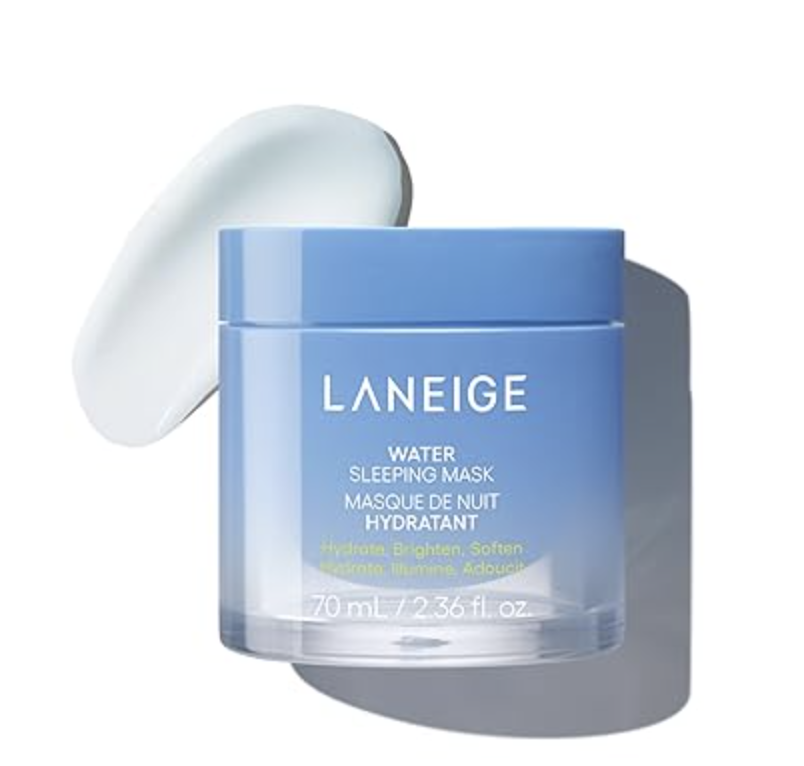 Frasco azul de mascarilla nocturna LANEIGE Water Sleeping Mask