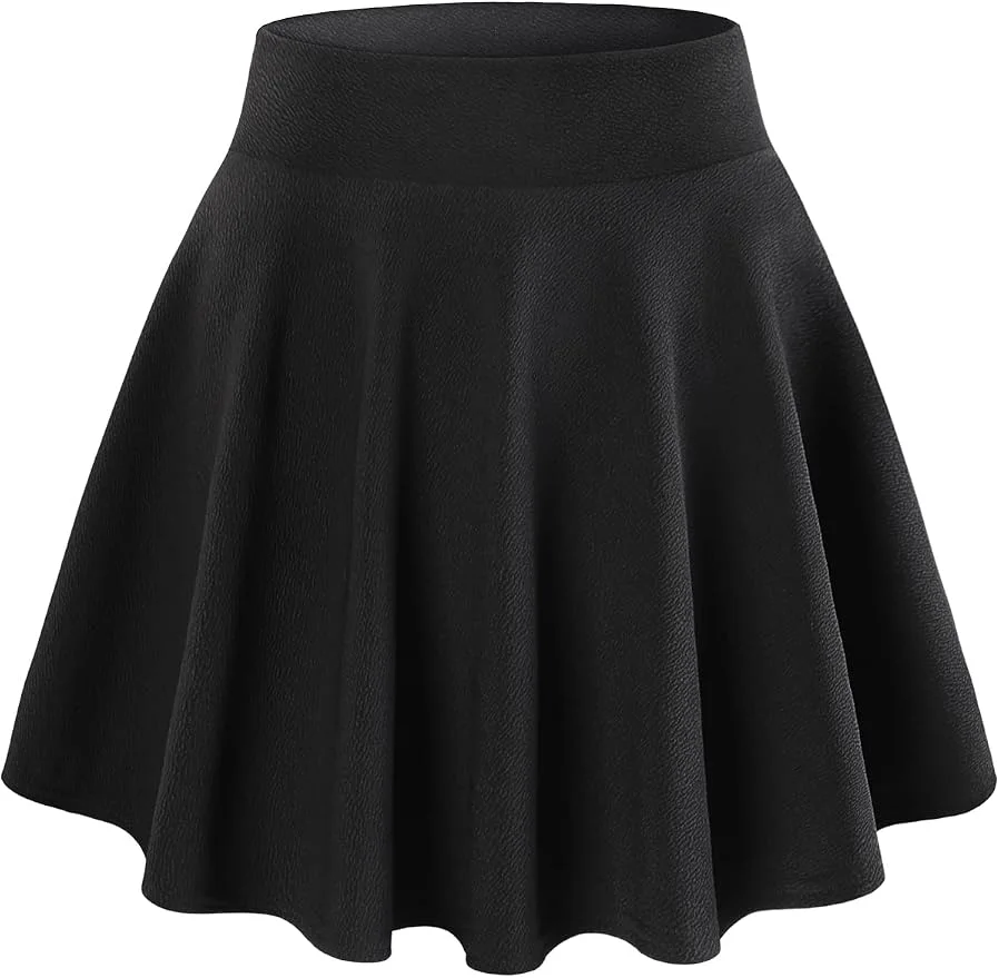 Minifalda negra con shorts DJT Fashion