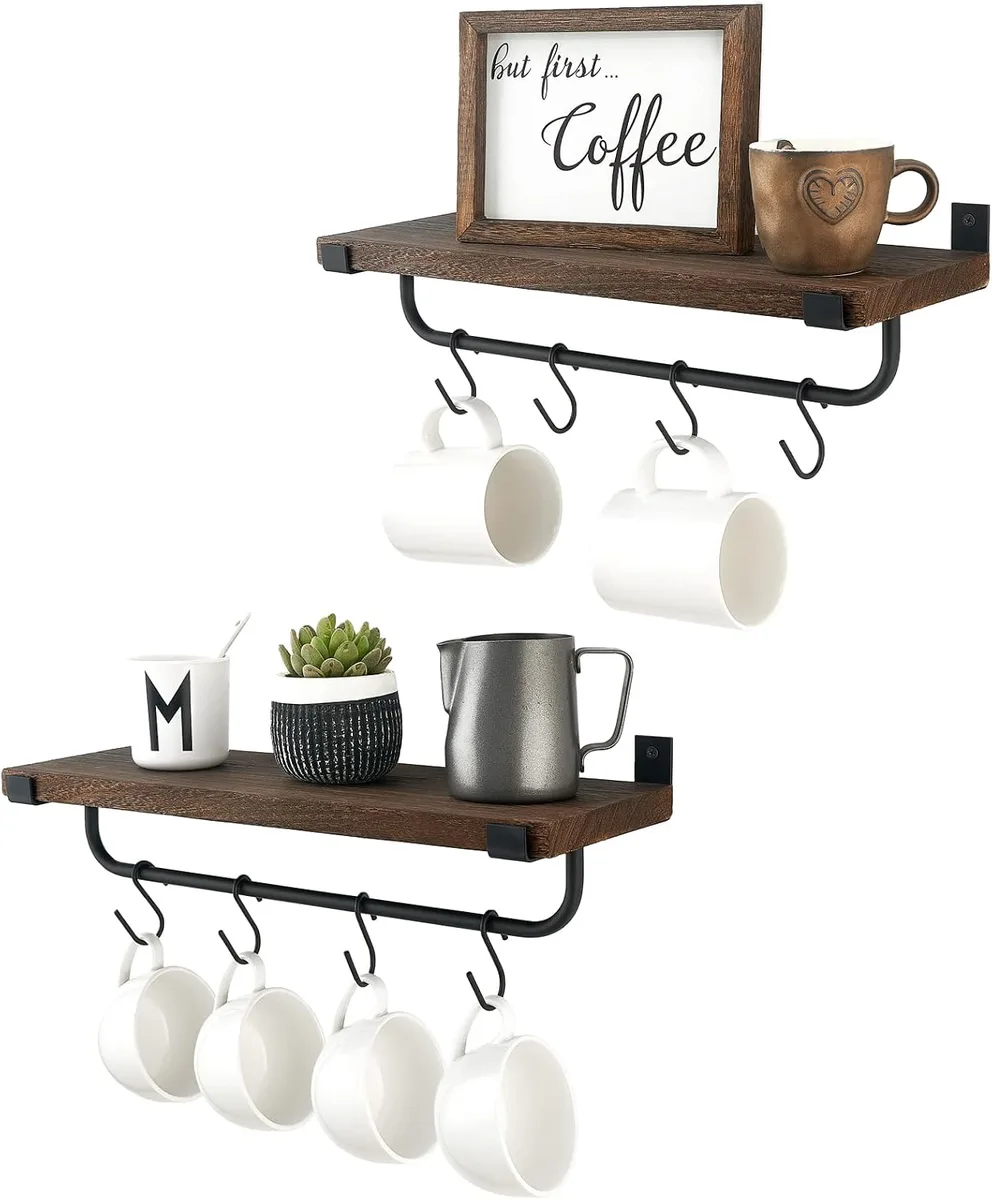 Repisas flotantes Mkono para taza y café