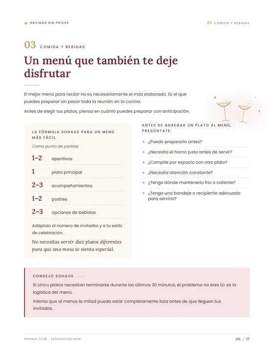 Vista previa: Menú de Navidad