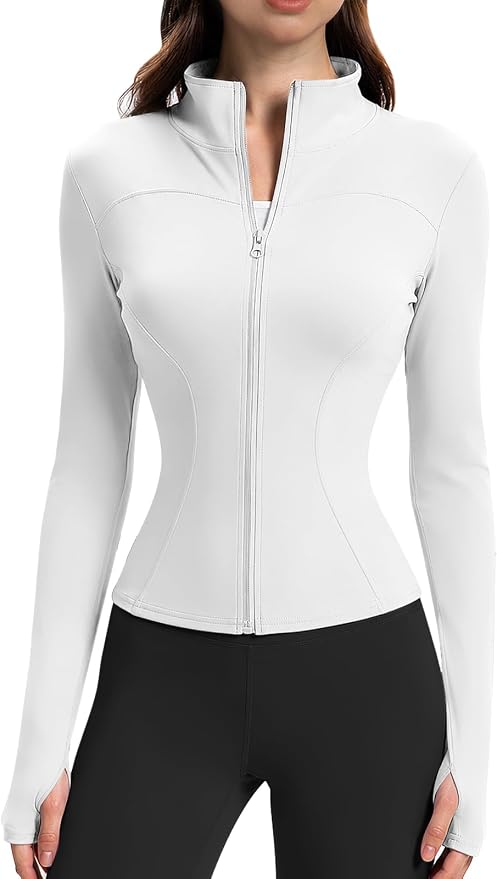 Chaqueta deportiva blanca