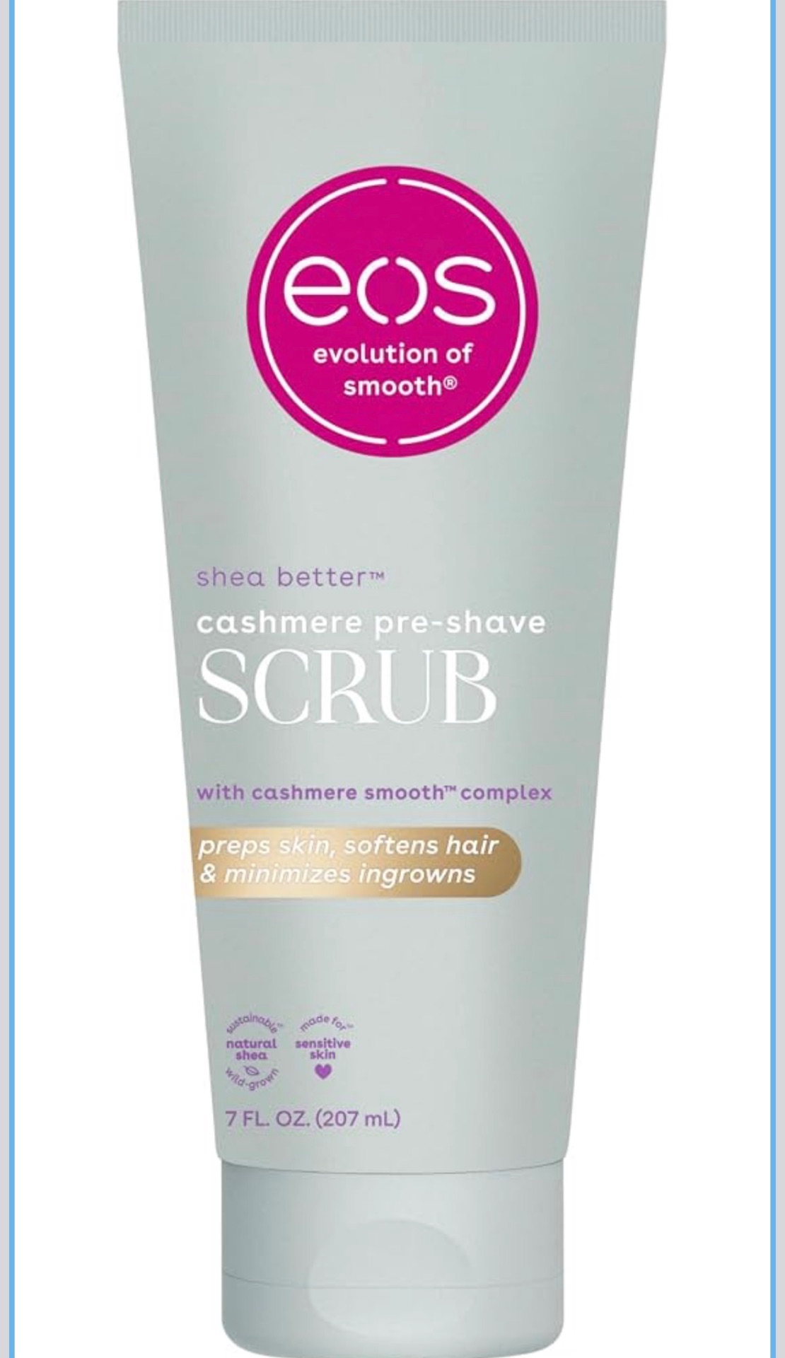 EOS Shea Better Cashmere Pre-Shave Scrub exfoliante corporal
