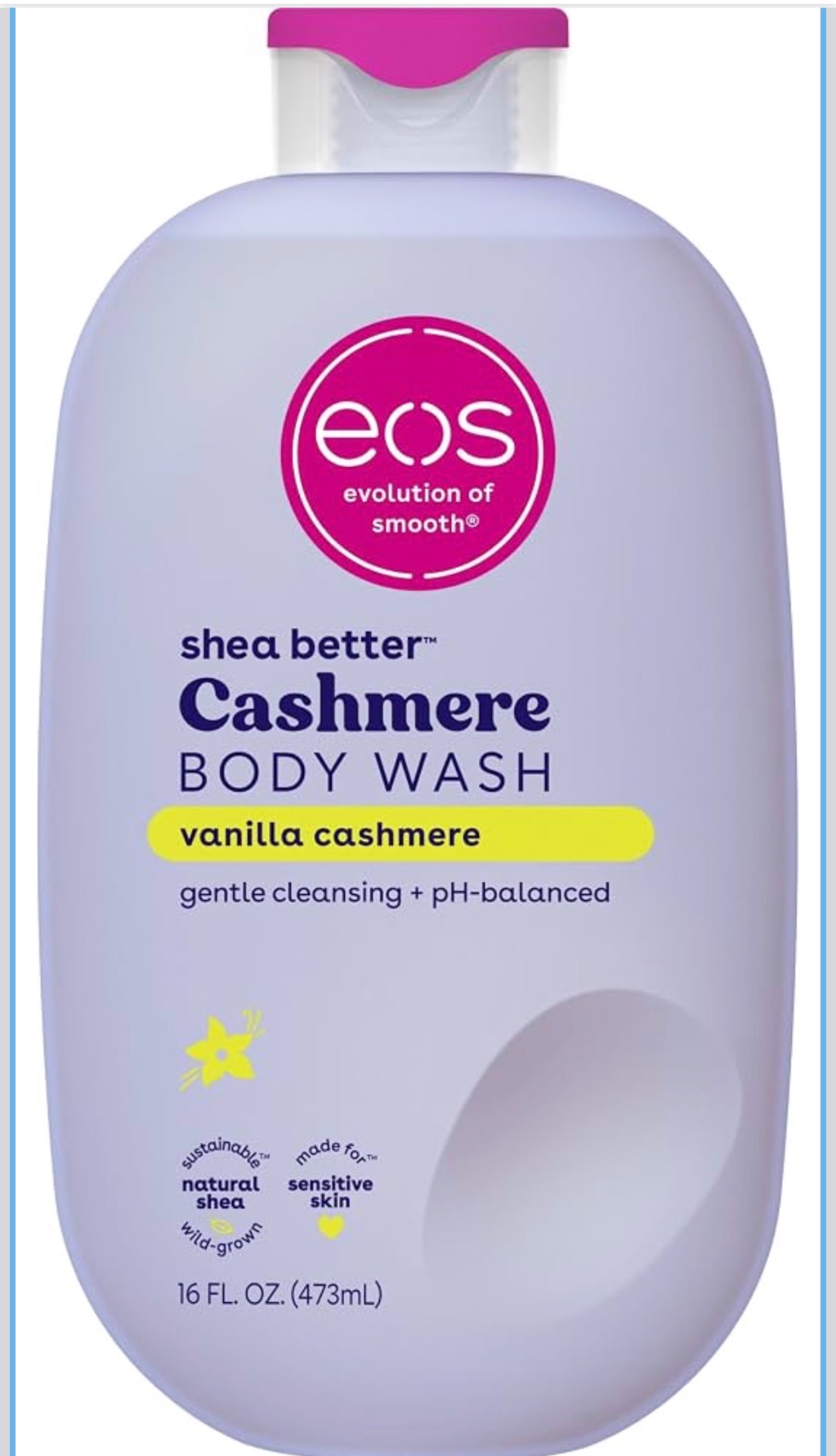 EOS Shea Better Cashmere Body Wash vanilla cashmere