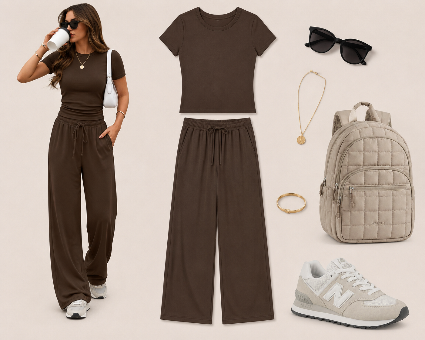 Look 10: Airport Lounge — outfit para viajar en avión