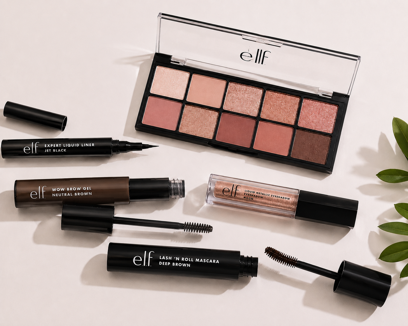 Tutorial de Maquillaje de Ojos y Cejas con e.l.f.: Look Rosado Natural